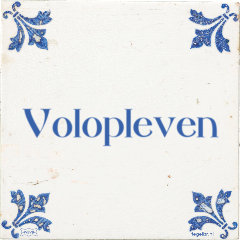 Volopleven - Online tegeltjes bakken