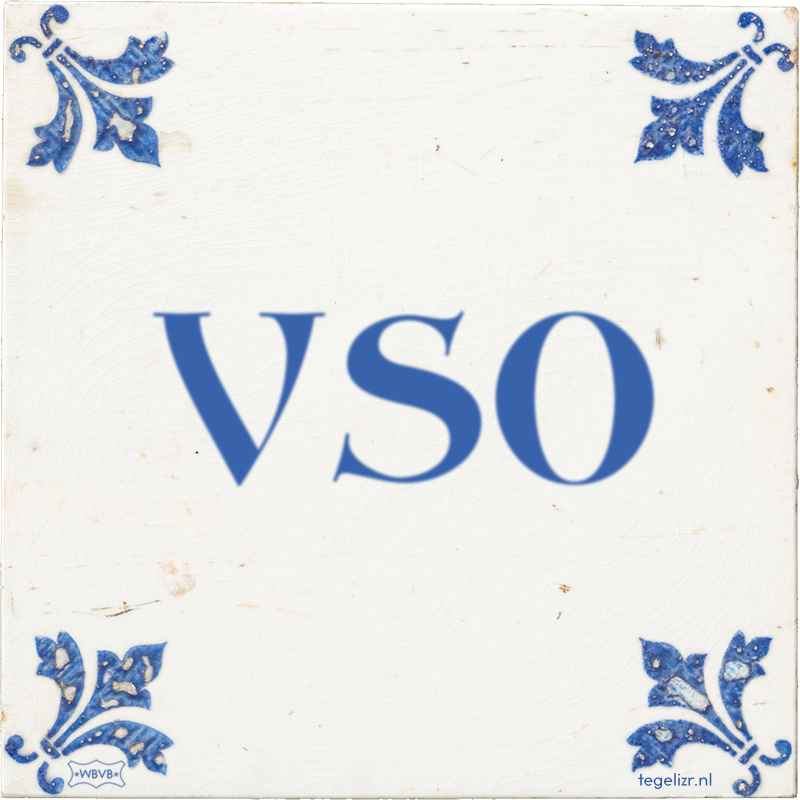 VSO - Online tegeltjes bakken