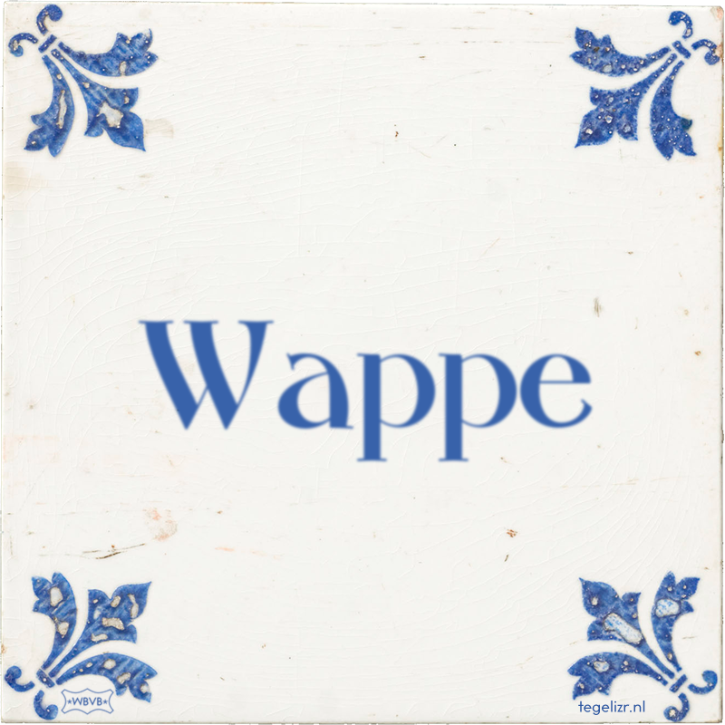 Wappe - Online tegeltjes bakken