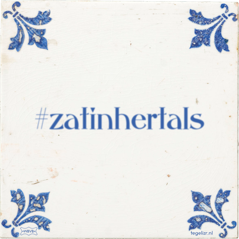 #zatinhertals - Online tegeltjes bakken