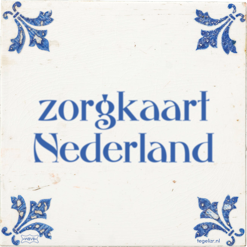 zorgkaart Nederland - Online tegeltjes bakken