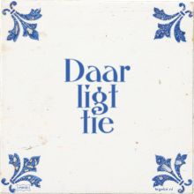 Daar ligt tie - 15 keer bekeken