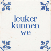 leuker kunnen we - 17 keer bekeken