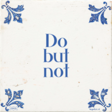 Do but not - 1 keer bekeken