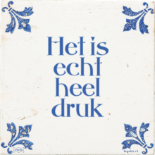 Het is echt heel druk - 1 keer bekeken