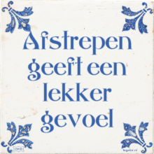 Afstrepen geeft een lekker gevoel - 1 keer bekeken
