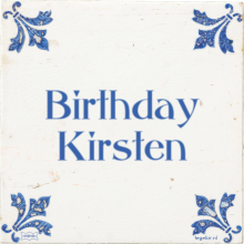 Birthday Kirsten - 1 keer bekeken