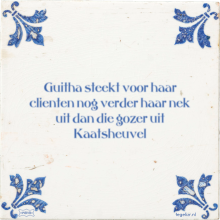 Guitha steekt voor haar clienten nog verder haar nek uit dan die gozer uit Kaatsheuvel - 1 keer bekeken