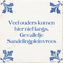Veel ouders komen hier niet langs. Gevalletje Sandelingpleinvrees - 8 keer bekeken
