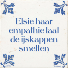 Elsie haar empathie laat de ijskappen smelten - 5 keer bekeken