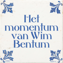 Het momentum van Wim Bentum - 10 keer bekeken