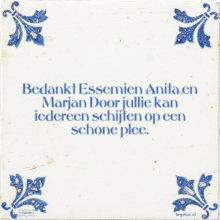 Bedankt Essemien Anita en Marjan Door jullie kan iedereen schijten op een schone plee. - 4 keer bekeken