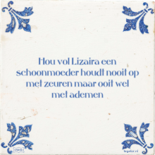 Hou vol Lizaira een schoonmoeder houdt nooit op met zeuren maar ooit wel met ademen - 6 keer bekeken