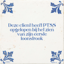 Deze client heeft PTSS opgelopen bij het zien van zijn eerste loonstrook - 5 keer bekeken