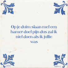Op je duim slaan met een hamer doet pijn dus zal ik niet doen als ik jullie was - 4 keer bekeken