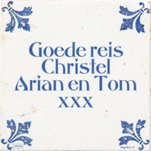 Goede reis Christel Arian en Tom xxx - 17 keer bekeken