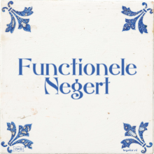 Functionele Negert - 1 keer bekeken