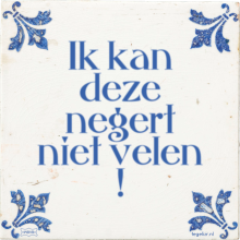 Ik kan deze negert niet velen ! - 2 keer bekeken