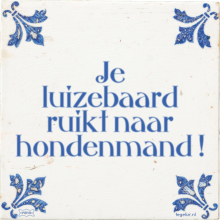 Je luizebaard ruikt naar hondenmand ! - 2 keer bekeken