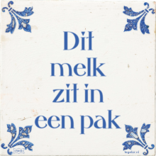 Dit melk zit in een pak - 1 keer bekeken