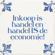 Inkoop is handel en handel IS de economie! - 1 keer bekeken