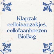 Klapzak cellofaanzakjes, cellofaanhoezen BioBag - 1 keer bekeken