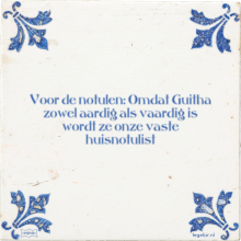 Voor de notulen: Omdat Guitha zowel aardig als vaardig is wordt ze onze vaste huisnotulist - 3 keer bekeken