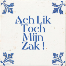 Ach Lik Toch Mijn Zak ! - 4 keer bekeken