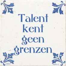 Talent kent geen grenzen - 2 keer bekeken