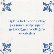 Tijdens het avontuurlijke personeelsuitje zijn er gelukkig geen collega's overleden - 8 keer bekeken