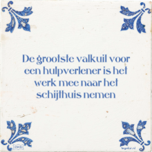 De grootste valkuil voor een hulpverlener is het werk mee naar het schijthuis nemen - 2 keer bekeken