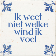 Ik weet niet welke wind ik voel - 1 keer bekeken