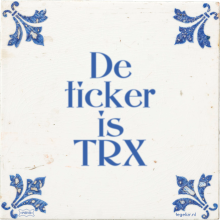 De ticker is TRX - 1 keer bekeken