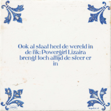 Ook al staat heel de wereld in de fik: Powergirl Lizaira brengt toch altijd de sfeer er in - 6 keer bekeken