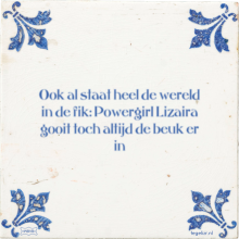Ook al staat heel de wereld in de fik: Powergirl Lizaira gooit toch altijd de beuk er in - 5 keer bekeken