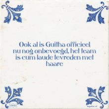 Ook al is Guitha officieel nu nog onbevoegd, het team is cum laude tevreden met haare - 5 keer bekeken