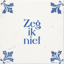 Zeg ik niet - 1 keer bekeken
