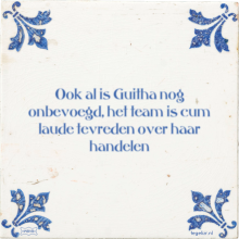 Ook al is Guitha nog onbevoegd, het team is cum laude tevreden over haar handelen - 2 keer bekeken