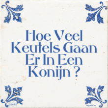Hoe Veel Keutels Gaan Er In Een Konijn ? - 2 keer bekeken
