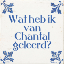 Wat heb ik van Chantal geleerd? - 2 keer bekeken