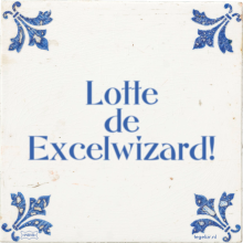 Lotte de Excelwizard! - 3 keer bekeken