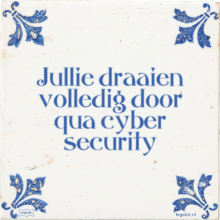 Jullie draaien volledig door qua cyber security - 10 keer bekeken