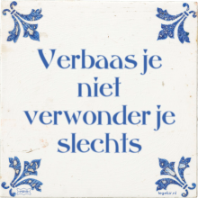 Verbaas je niet verwonder je slechts - 1 keer bekeken