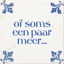 of soms een paar meer… - 2 keer bekeken