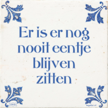 Er is er nog nooit eentje blijven zitten - 10 keer bekeken