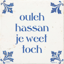 ouleh hassan je weet toch - 7 keer bekeken