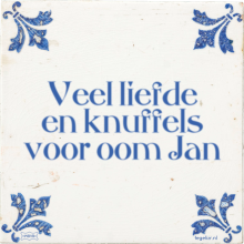 Veel liefde en knuffels voor oom Jan - 4 keer bekeken