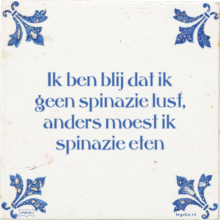 Ik ben blij dat ik geen spinazie lust, anders moest ik spinazie eten - 12 keer bekeken