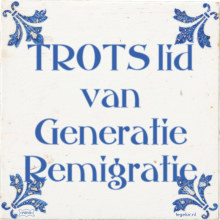 TROTS lid van Generatie Remigratie - 5 keer bekeken