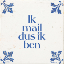Ik mail dus ik ben - 11 keer bekeken